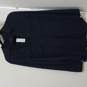 Ann Taylor Navy Blouse